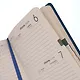 Ежедневник дат. 2026г. А6 176л "Paragraph" синий, 7Б, тв.переплет, иск.кожа, термотиснение, покрытие Soft Touch, скругл.углы, тонир.блок, ляссе, инд.уп - фото 6