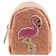 Сумочка-рюкзачок на молнии с блестками Фламинго (10см) (ПВХ бокс) - фото 1