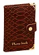 Алфавитная книга на кнопке Lezar А7+, 64 листа, коричневая - фото 1