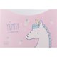 Папка -конверт «Pastel Unicorn» А4 на кнопке, 2 отделения, в ассортименте - фото 1