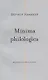 Minima philologica: 95 тезисов о филологии  За филологию - фото 1