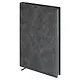 Ежедневник недатированный А5+ 160 листов "Фланстер" графитовый, мягк.переплёт, искусственная кожа - фото 3