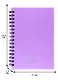 Записная книжка ErichKrause "Candy", А6, 80 листов, клетка, сиреневая - фото 2