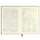 Ежедневник недат. А5 160л "Софт-тач. Арт-терапия" красный, кожзам, тв.переплет, тиснений фольгой, конгревное блинтовое тиснение, антистресс-раскраска, офсет, ляссе, подар.упаковка - фото 5
