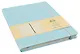 Книга для записей А4- 96л кл. "Joy Book. Аквамарин" иск.кожа, тв.переплет, ляссе, резинка, инд.уп. - фото 2
