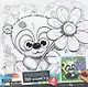 Холст по контуру 15 х 15 см "Панда", Мульти Арт - фото 1