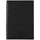 Ежедневник недат. А5 120л "Шеврет экстра" черный, кожзам, мягкий переплет, офсет, ляссе - фото 1