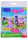 Набор для творчества. Аппликация «Peppa Pig. Пеппа на прогулке», 14 х 17 см, 2 картинки - фото 1