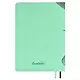 Ежедневник недат. А5 120л "Виннер" мятный, иск.кожа, мягкий переплет, блинт.тиснение, шелкография, офсет, ляссе - фото 10