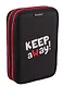 Пенал 2 отделения "Keep Away" 21*14 см,  полиэстер - фото 3