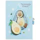 Записная книжка А6 50л "Avocado" в коробке с замочком, ассорти - фото 7