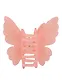 Заколка-крабик Бабочка перламутр розовая (пластик) (6см) (12-253004-С4) (Lafilaf) - фото 2
