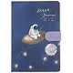 Блокнот с магнитной застежкой Космонавт и Луна Dream journal (256стр) (13х19) - фото 1