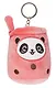 Брелок Панда Bubble tea (текстиль) (10см) в ассортименте - фото 9