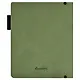 Папка-обложка для тетради со сменными блоками А5+ "ХАРД ОЛИВКОВЫЙ" кожзам., интегр.переплет, 4 кольца, блинт.тиснение, инд.уп. - фото 3
