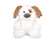 Мягкая игрушка Собачка белая с пятнышком (16см) (12-960-202508-XP16) - фото 2