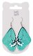 Серьги «Крылья бабочки», зеленые, акрил, Lafilaf - фото 2