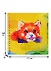 Скетчбук 165*165 50л "Красная панда (акварель)" белый офсет, нелинованн., 100г/м2, тв.обложка, евроспираль - фото 2