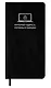 Записная книжка 56л 72*142 "САРИФ ЧЁРНЫЙ" д/записи интернет-адресов, логинов и паролей, кожзам., мягк.переплёт, тиснение фольгой, ляссе, инд.уп. - фото 1