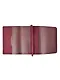 Обложка для книги с закладкой бордовая, 245ж170мм эко кожа, нубук - фото 2