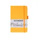 Скетчбук 9*14 80л "Sketchmarker" оранжевый неон, 140г/м2, слоновая кость, тв.обл. - фото 1