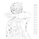 Раскраска Manga Creative (розовая) - фото 3