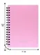 Записная книжка ErichKrause "Candy", А6, 80 листов, клетка, розовая - фото 2