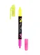 Текстовыделитель Pentel, Twin Checker, двухсторонний жёлтый, розовый 3,5 мм - фото 3