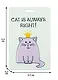 Чехол для карточек Cat is always richt! (котик с короной) (глиттер) (ДГ2020-253) - фото 3