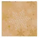 Коробка подарочная "Craft snowflaces" 20*20*9,5см, Новый год, картон - фото 1