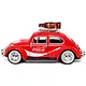Машинка литая коллекционная Motor City Classics - Die-сast модель по лицензии Coca-Cola 1966 Volkswagen Beetle (Top Rack), масштаб 1:24 - фото 7