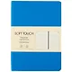 Ежедневник недат. А6 136л "SOFT TOUCH" космический синий, интегр.обл., иск.кожа, тонир.блок, скругл.углы, цв.торец, ляссе - фото 1