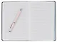 Книга для записей А5 80л "Dream book. № 1" иск.кожа, интеграл.переплет, комбинир.блок (точка, линия), инд.уп. - фото 3