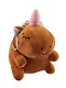 Брелок Капибара-единорог (текстиль) (11см) (12-0727-P1) - фото 1