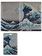 Набор Обложка для паспорта Кацусика Хокусай Большая волна (ПВХ бокс) (12-999-27-551)+Чехол для карточек вертикальный Кацусика Хокусай Большая волна (12-999-27-541) - фото 3