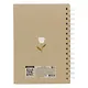 Тетрадь «April», 120 листов в клетку, тюльпаны, спираль - фото 3