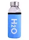 Бутылка в чехле велюр H2O (стекло) (300мл) (12-7599-R300-251) - фото 1