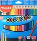 Карандаши цветные Maped, Color'Peps, 24 цвета - фото 1