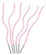Набор свечей для торта Pink Wave (волны розовые) (6шт) (17см) (12-7color-candle_18) - фото 2