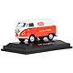Машинка литая коллекционная Motor City Classics - Die-сast модель по лицензии Coca-Cola 1962 Volkswagen Cargo Van, масштаб 1:72 - фото 2