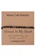 Браслет Морзе Always In My Heart (12-202509-BR-ZJ4323) - фото 1