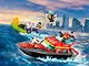 LEGO City: Пожарная спасательная лодка, 144 детали (60373) - фото 6