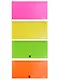 Папка на кнопке «Neon», 12 отделений, Erich Krause, 13.5 x 26 см - фото 4