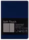 Записная книжка А6 80 листов "SOFT TOUCH. Синий" - фото 1