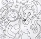 Веселый космос. Раскраска - фото 2