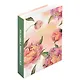 Записная книжка учителя А6+ 96л "РОЗОВЫЕ ПИОНЫ" офсет 7БЦ гл.лам, тисн.фольгой - фото 2
