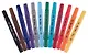 Маркеры для скетчинга 12 цветов, двусторонние пулевидный/скошенный наконечник, Art idea - фото 2