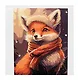 Холст с красками по номерам "Маленькая лисичка", 17 х 22 см - фото 1