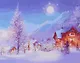 Холст с красками по номерам "Зимний пейзаж", 30 х 40 см - фото 1