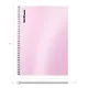 Тетрадь в клетку Erich Krause, Candy, А4, 80 листов, розовый перламутр - фото 5